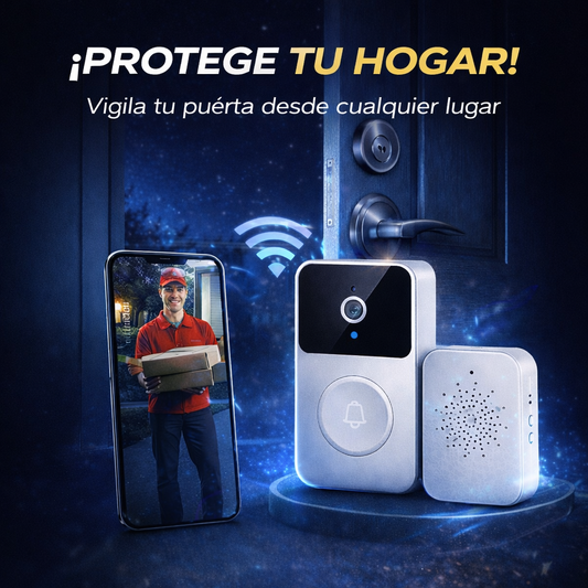 TIMBRE INTELIGENTE - CAMARA Y VOZ🔒¡Protege tu hogar desde tu teléfono!