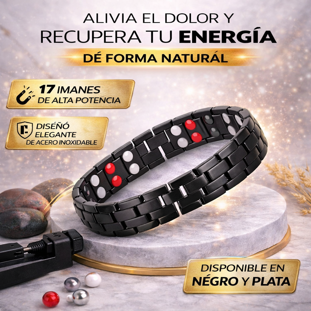 MAGNIZEN PRO - BRAZALETE IONICO MAGNÉTICO MULTIBENEFICIOS.