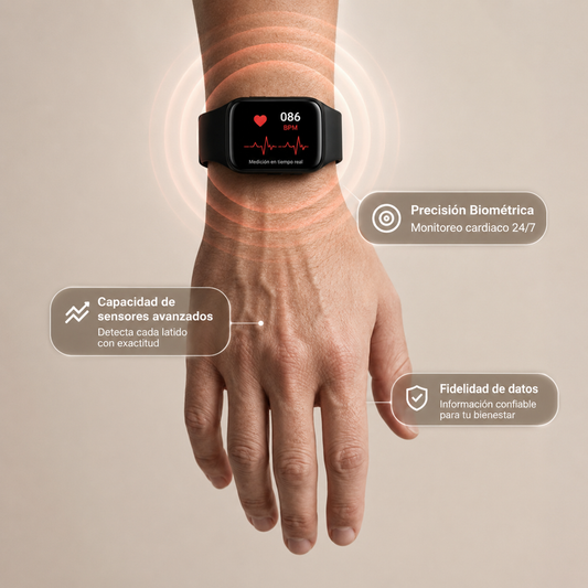 NO ES UN SIMPLE RELOJ INTELIGENTE, ES EL ALIADO PARA TU SALUD.