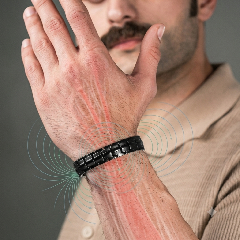 BRAZALETE DE TERAPIA MAGNÉTICA MULTIBENEFICIOS.